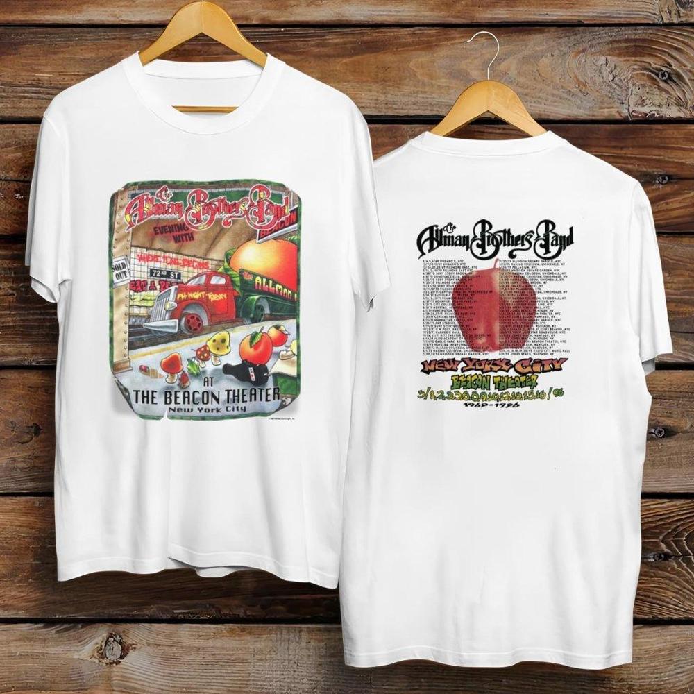 Allman Brothers Band Beacon Theater 1996 Tour T-Shirt 2 Sided